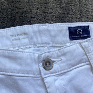 AG white jeans